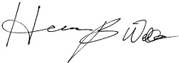 Herman B Wells signature